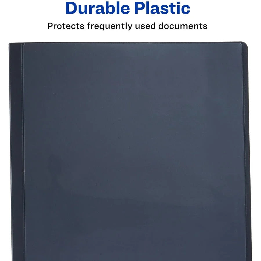 Avery® Letter Report Cover: 1/2’’ Folder Capacity 8 x 11’’ 50 Sheets Polypropylene - Clear Gray - Covers