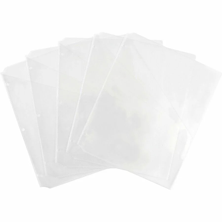 Avery® Letter Vinyl File Pocket: Clear Polypropylene 20 Sheets 3 Pockets - Binder
