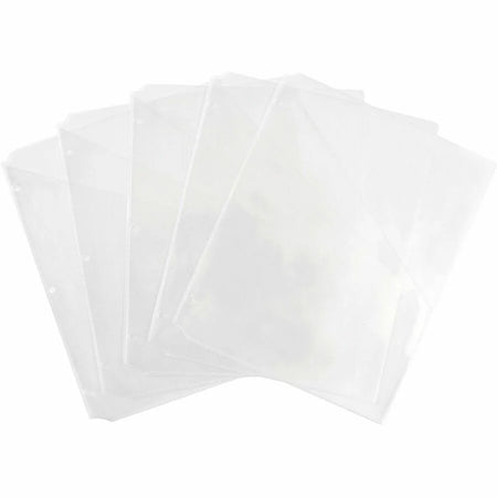 Avery® Letter Vinyl File Pocket: Clear Polypropylene 20 Sheets 3 Pockets - Binder