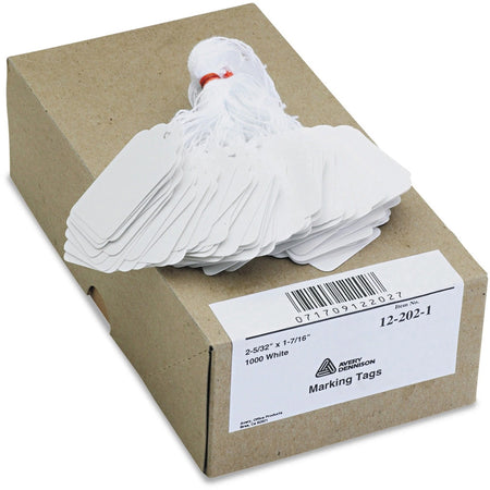 Avery® Marking Tags: String 2-5/32’’ x 1-7/16’’ - 1000 Tags - & Tickets