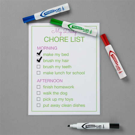 Avery&reg; Marks A Lot Dry Erase Marker, Desk-Style, 24 Assorted Markers - Alternate-Image5