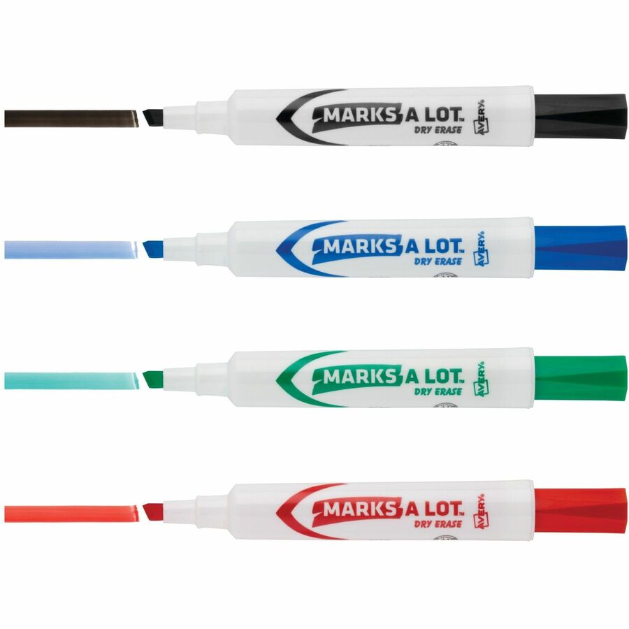 Avery&reg; Marks A Lot Dry Erase Marker, Desk-Style, 24 Assorted Markers - Alternate-Image2