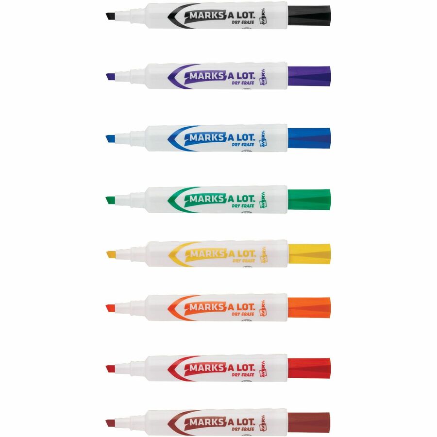 Avery&reg; Marks A Lot Marks A Lot Dry Erase Markers, Desk-Style, 8 Assorted Markers - Alternate-Image2