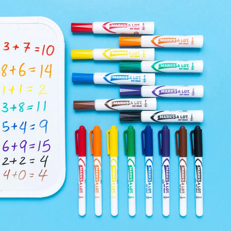 Avery® Marks A Lot Dry Erase Markers - Chisel Point - Assorted Colors - 24/Box - & Dry-Erase