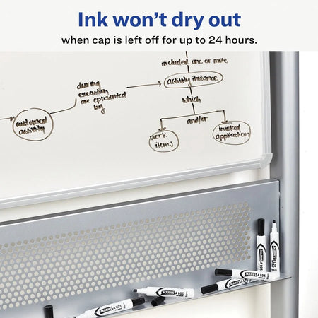 Avery® Marks A Lot Dry Erase Markers - Chisel Point - Assorted Colors - 24/Box - & Dry-Erase