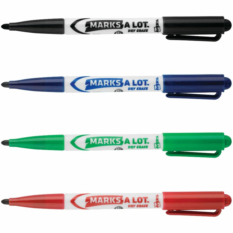 Avery&reg; Marks A Lot Marks A Lot Dry Erase Markers, Pen-Style, 24 Assorted Markers - Alternate-Image2