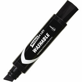 Avery® Marks A Lot Jumbo Washable Marker - Black Ink Chisel Point - Art Markers