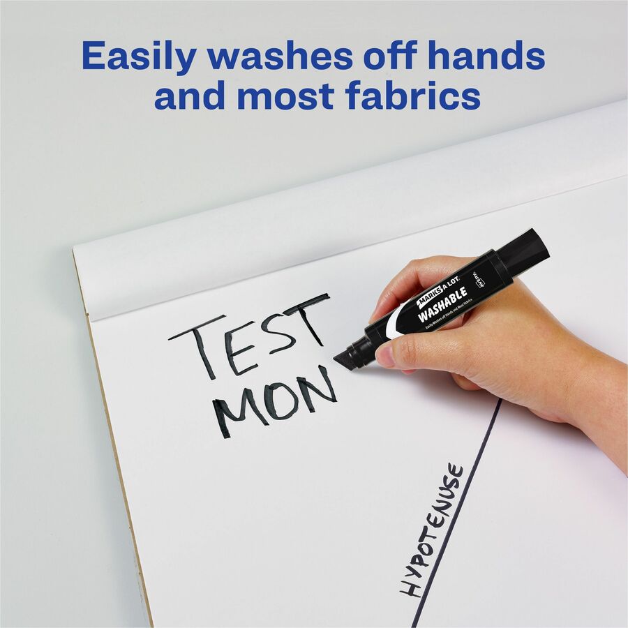 Avery&reg; Marks A Lot Marks A Lot Washable Marker, Jumbo, 1 Black Marker - Alternate-Image2