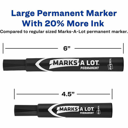 Avery&reg; Marks A Lot Large Desk-Style Permanent Markers - Alternate-Image1