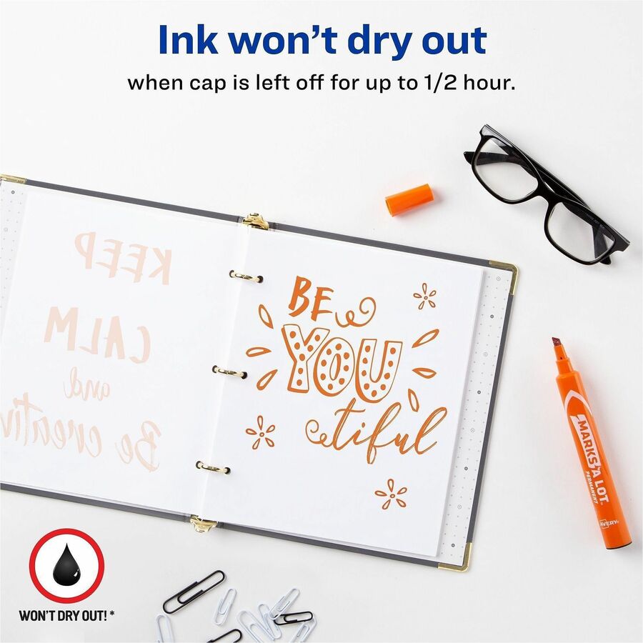 Avery&reg; Marks A Lot Large Desk-Style Permanent Markers - Alternate-Image2