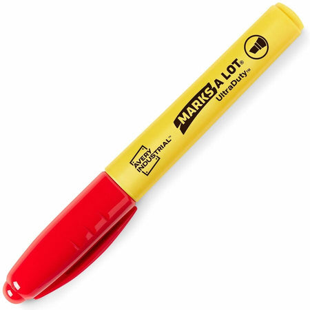 Avery&reg; Marks A Lot UltraDuty Markers, Chisel Tip, 2 Assorted Markers (29863) - Front