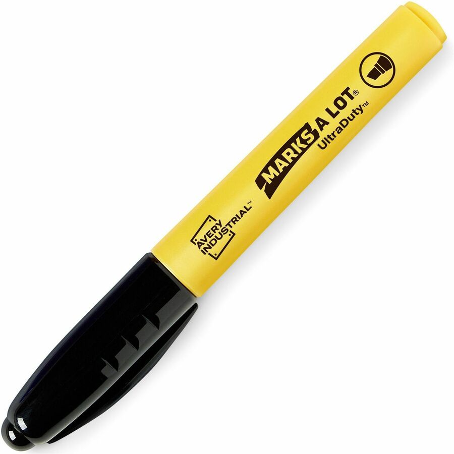 Avery&reg; Marks A Lot UltraDuty Markers, Chisel Tip, 2 Assorted Markers (29863) - Rear