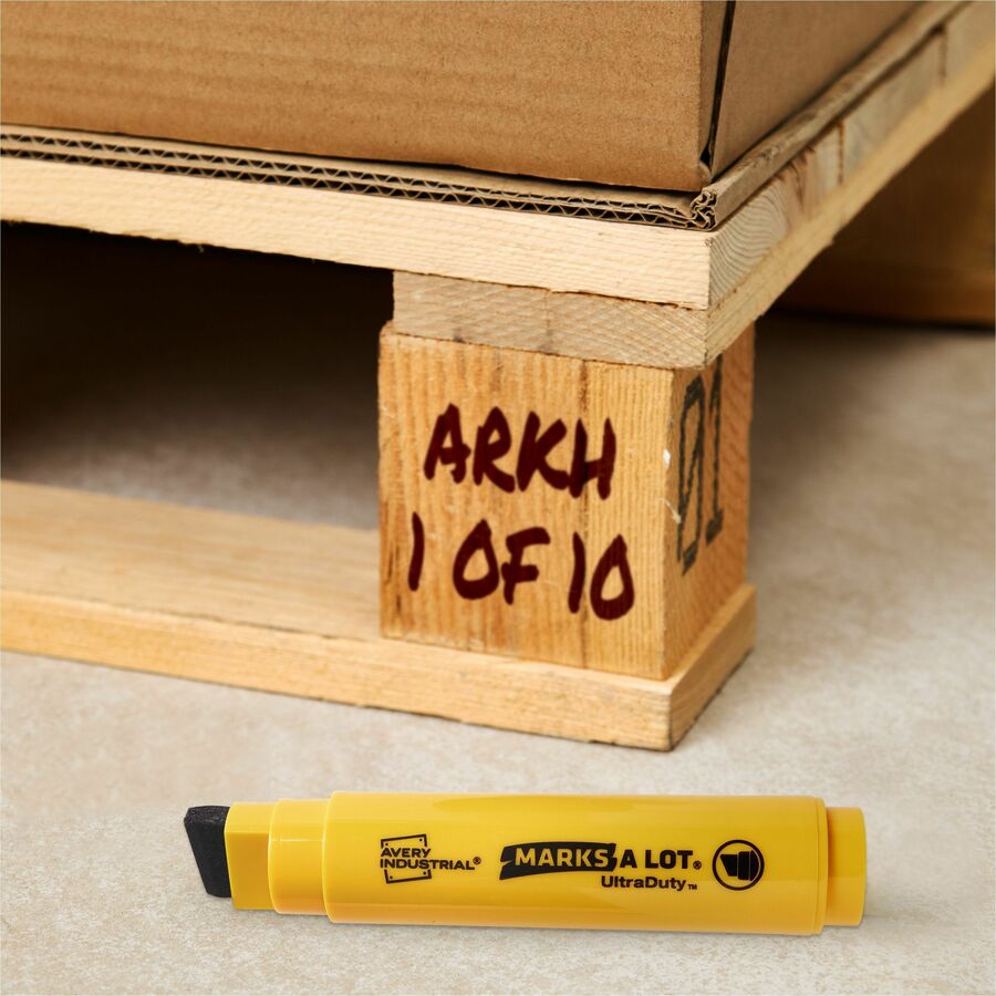 Avery&reg; Marks A Lot UltraDuty Markers, XL Wide Tip, 1 Black Marker (29865) - Alternate-Image4