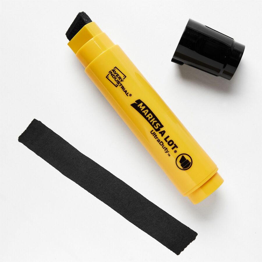 Avery&reg; Marks A Lot UltraDuty Markers, XL Wide Tip, 1 Black Marker (29865) - Alternate-Image2