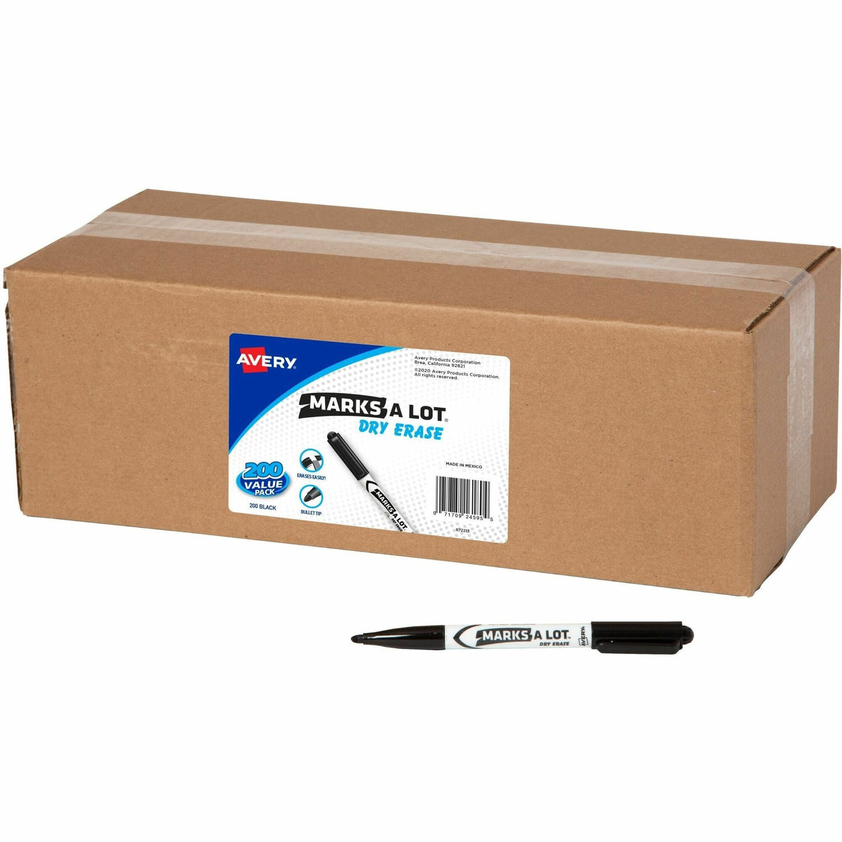 Avery&reg; Marks A Lot Marks-A-Lot Value Pack Dry Erase Markers - 2000