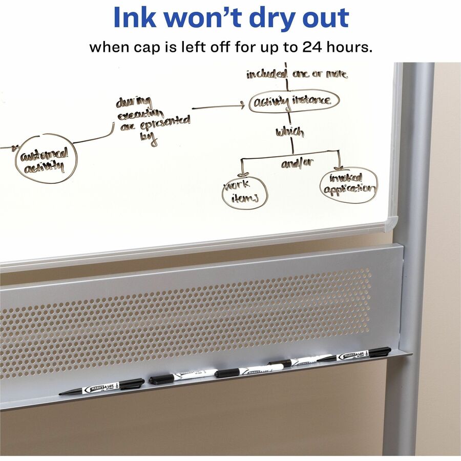 Avery&reg; Marks A Lot Marks-A-Lot Value Pack Dry Erase Markers - Alternate-Image4