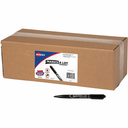 Avery&reg; Marks-A-Lot Value Pack Pen-Style Permanent Markers - 2000