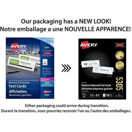 Avery® Medium Tent Cards - Alternate-Image1