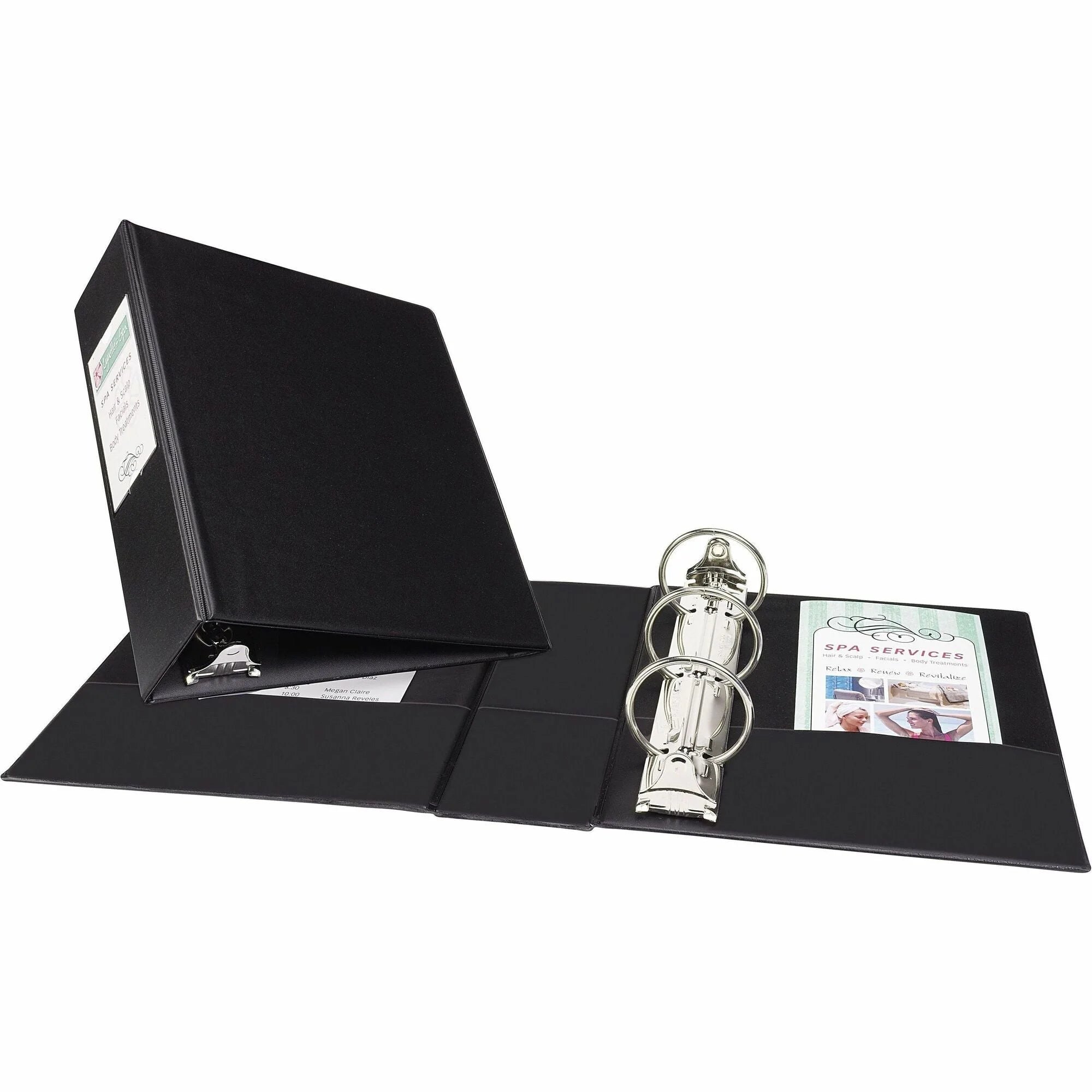 Avery® Mini Durable Binder: 2’’ Capacity 375 Sheets Round Ring Vinyl Black - Binders