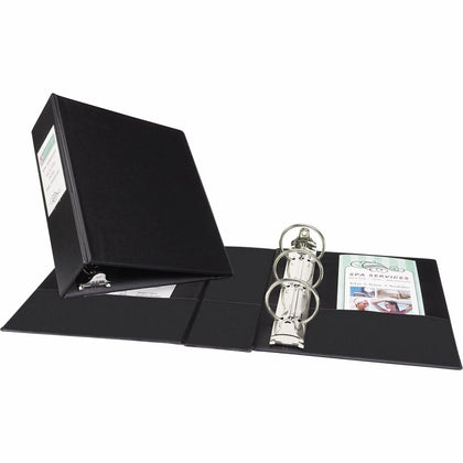 Avery® Mini Durable Binder: 2’’ Capacity 375 Sheets Round Ring Vinyl Black - Binders