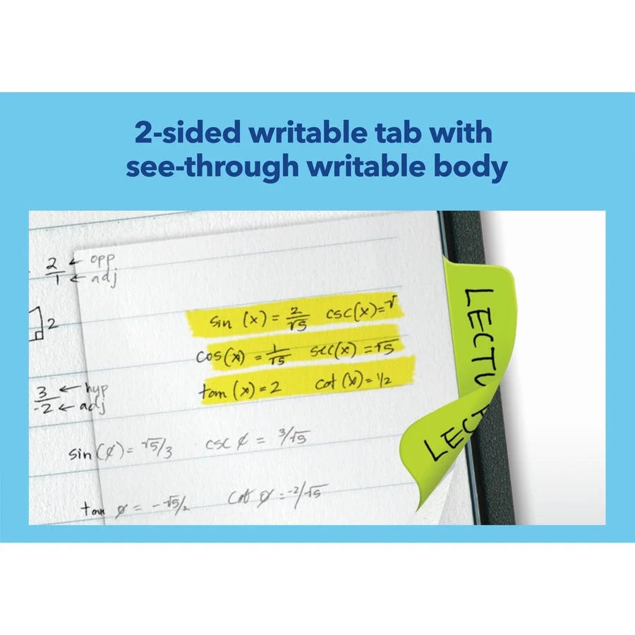 Avery® Mini Ultra Tabs: 80-Pack Clear Film Tabs with Neon Colors - Index Accessories & Page Markers