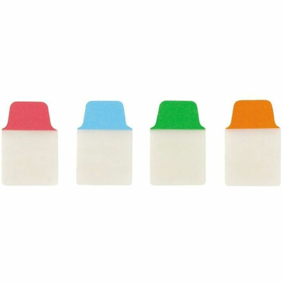 Avery® Mini Ultra Tabs - 80 Tab(s) - 1.50’’ Tab Height x 1’’ Width - Red Film Clear Paper Blue Orange Green - Index