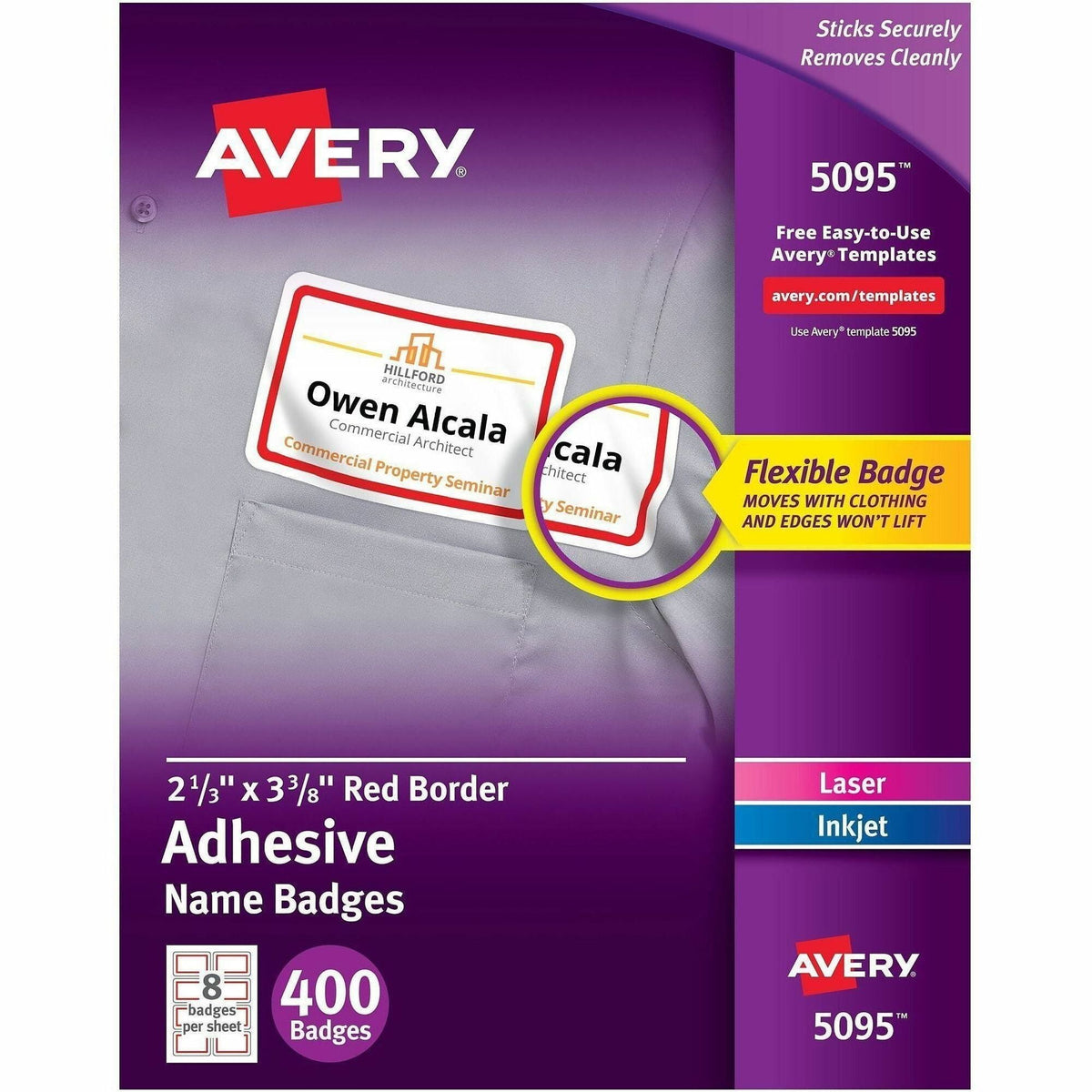 Avery® Name Badge Label - 2000