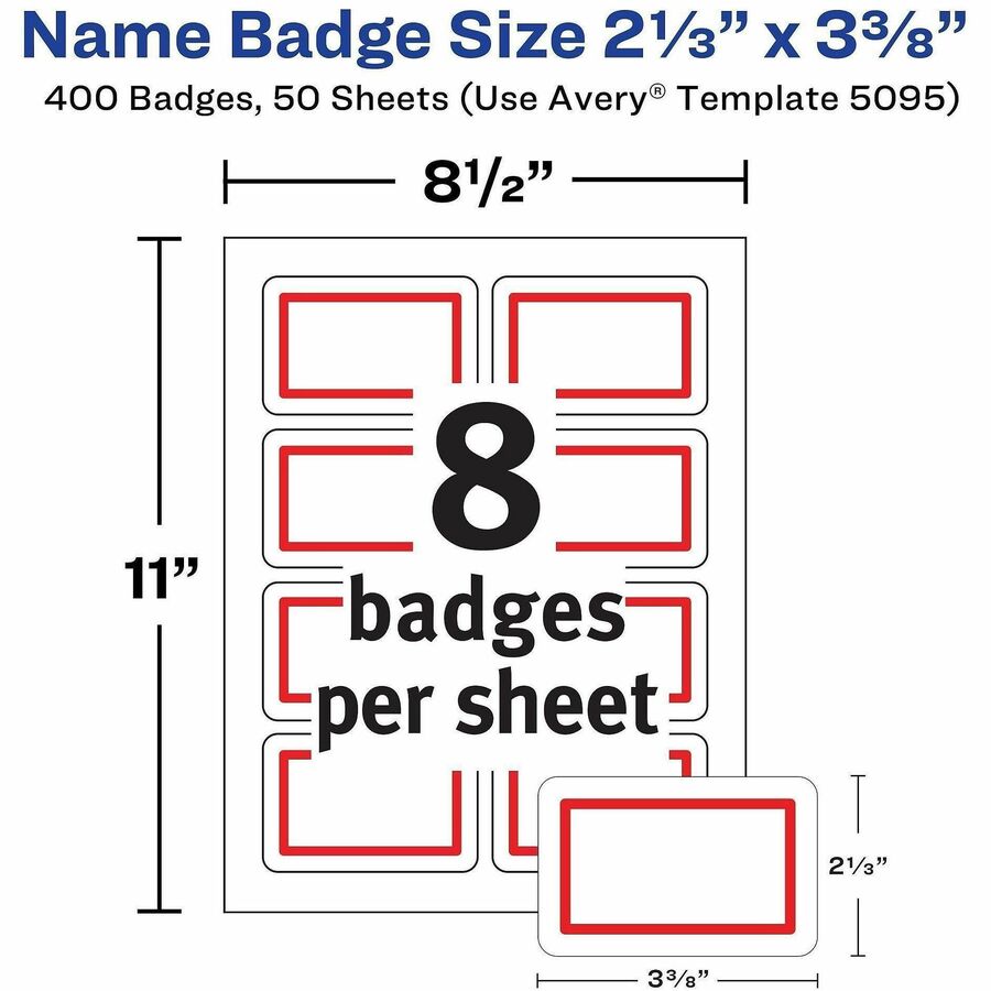 Avery® Name Badge Label - Alternate-Image3