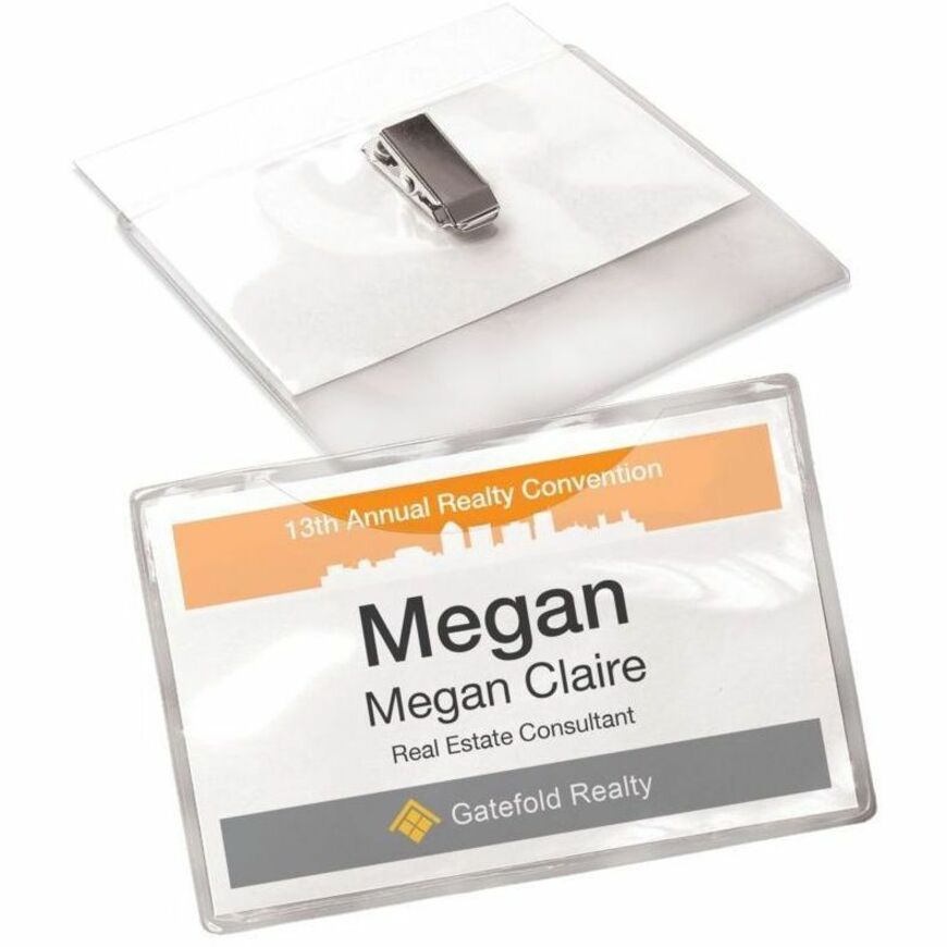 Avery&reg; Garment Friendly Clip Style Name Badge Kit - Alternate-Image2