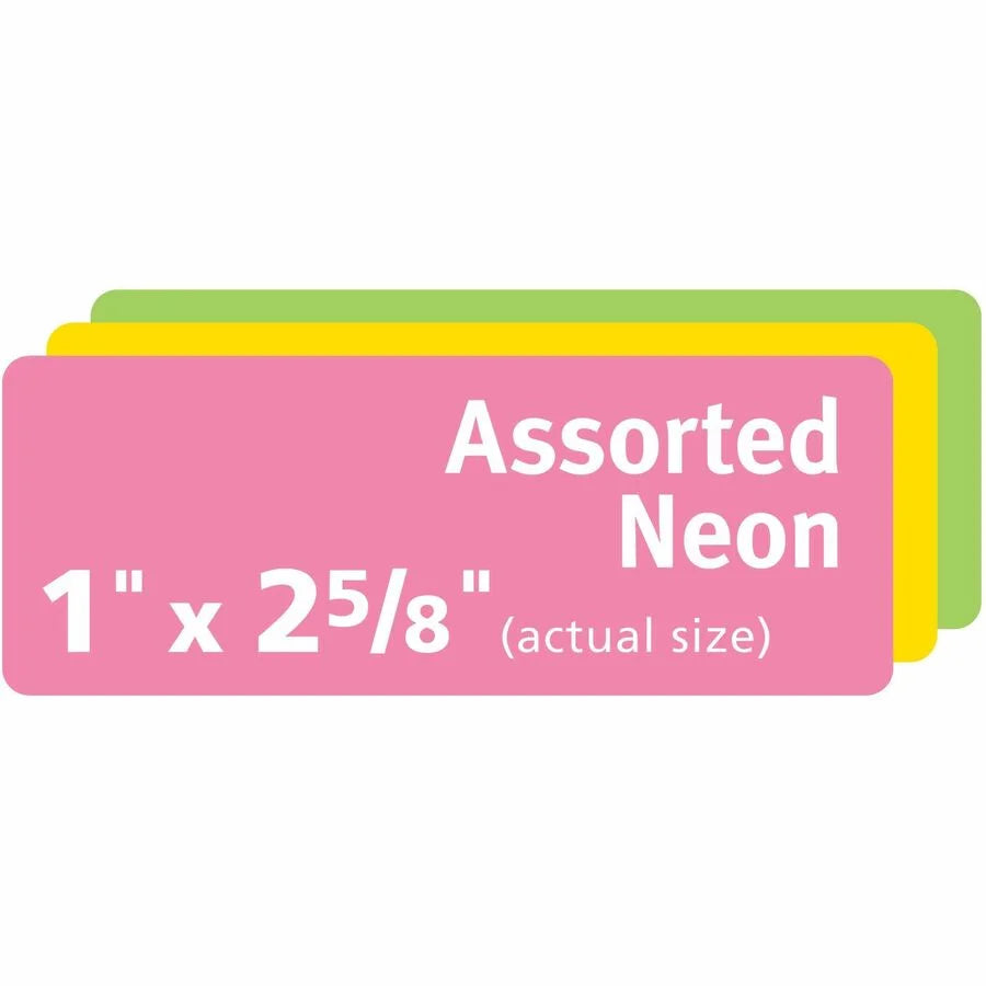Avery® Neon Labels: Removable Adhesive Inkjet/Laser 360 Labels - Multipurpose & ID