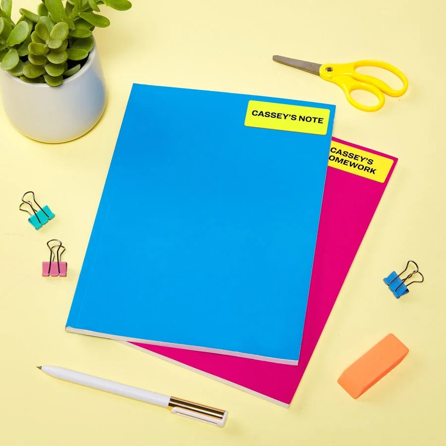Avery® Neon Yellow Shipping Labels - Laser - 750 Labels/Pack - Address