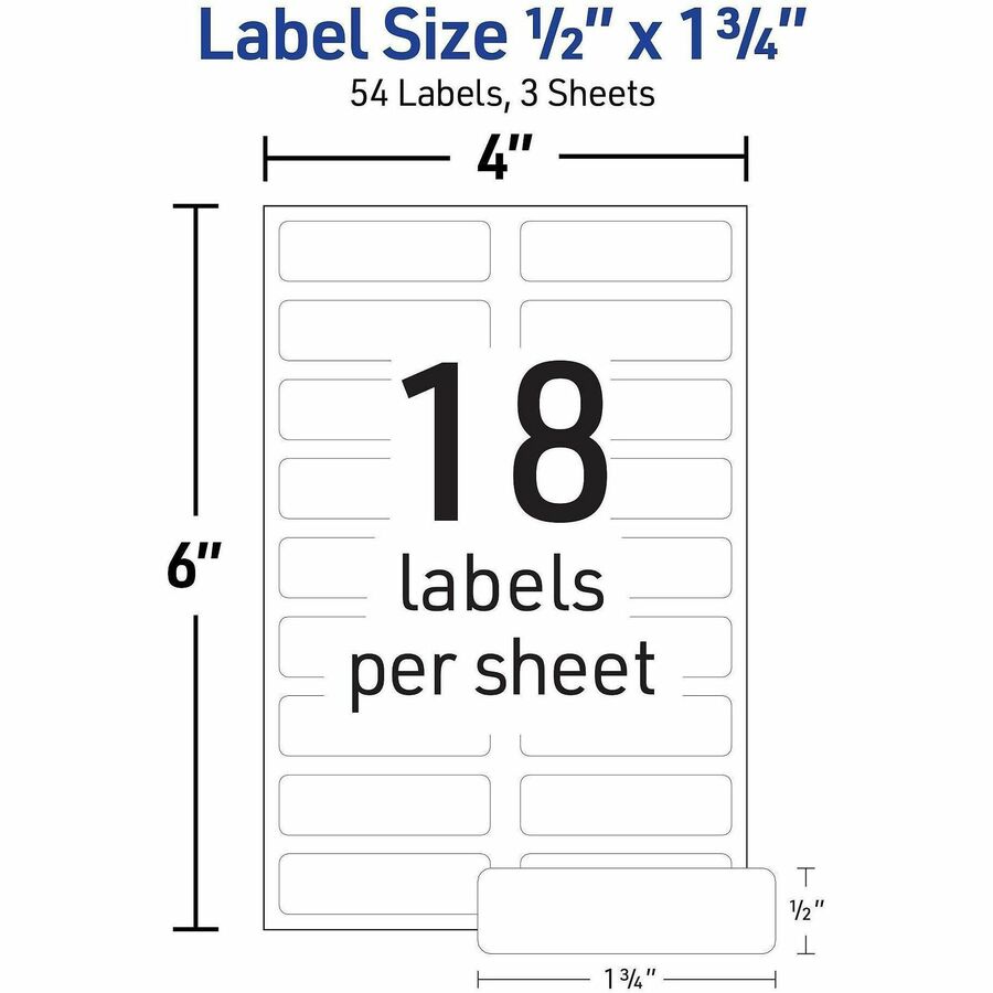Avery® No-Iron Fabric Labels - Alternate-Image2