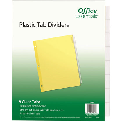 Avery® Office Essentials Insertable Dividers: Buff Paper 8 Tabs 30% Recycled - Index Divider
