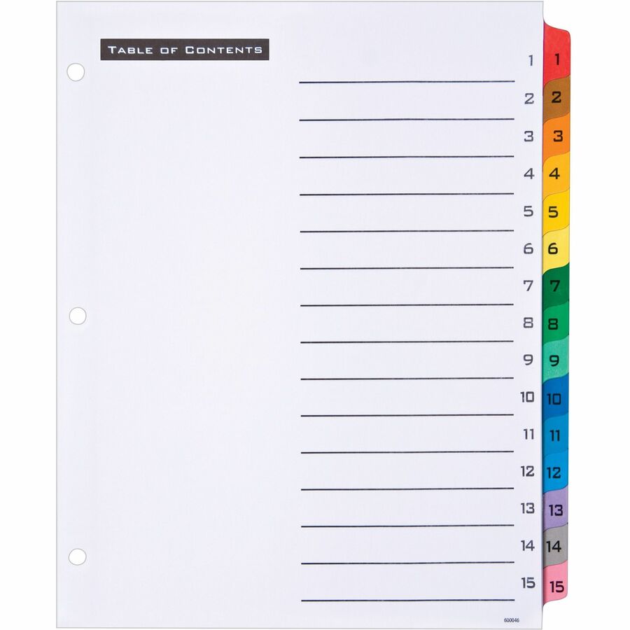 Avery® Office Essentials Table 'n Tabs Dividers - Alternate-Image1
