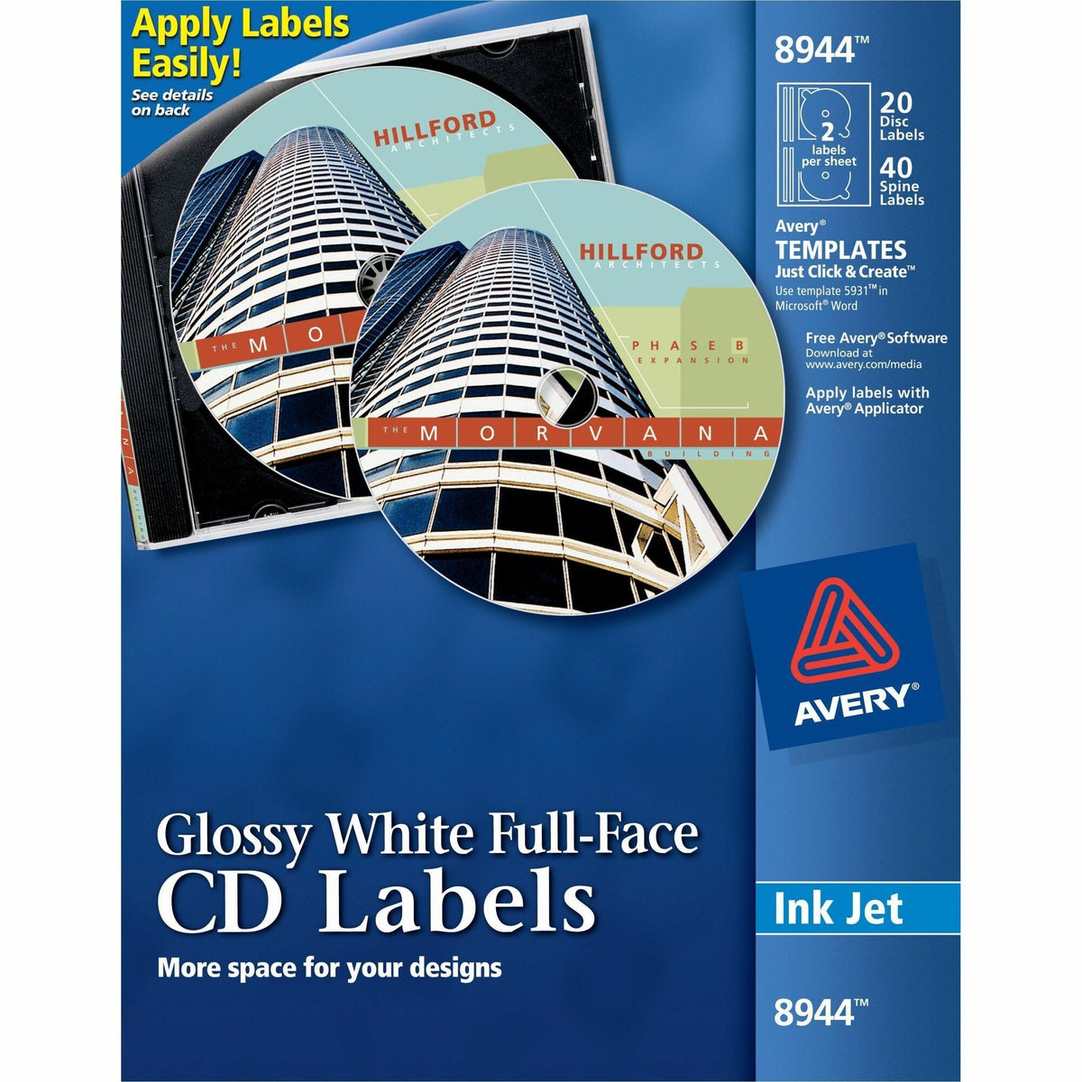 Avery® Optical Disc Label - 2000