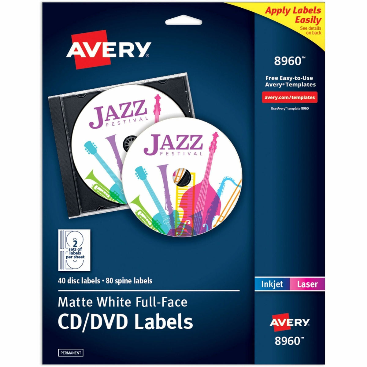 Avery® Optical Disc Label - 2000
