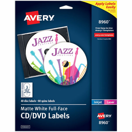 Avery® Optical Disc Label - 2000