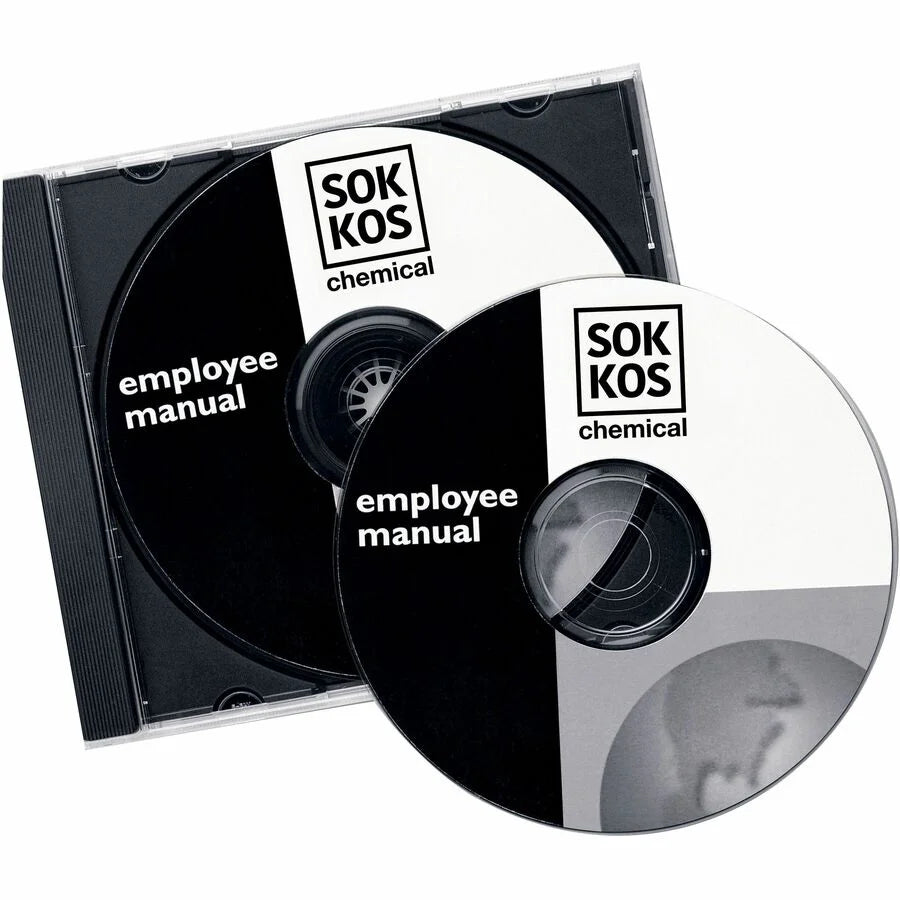 Avery® Optical Disc Labels: Matte White Peel-off Customizable - 40-Pack - Media Labels