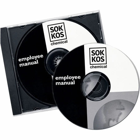 Avery® Optical Disc Labels: Matte White Peel-off Customizable - 40-Pack - Media Labels