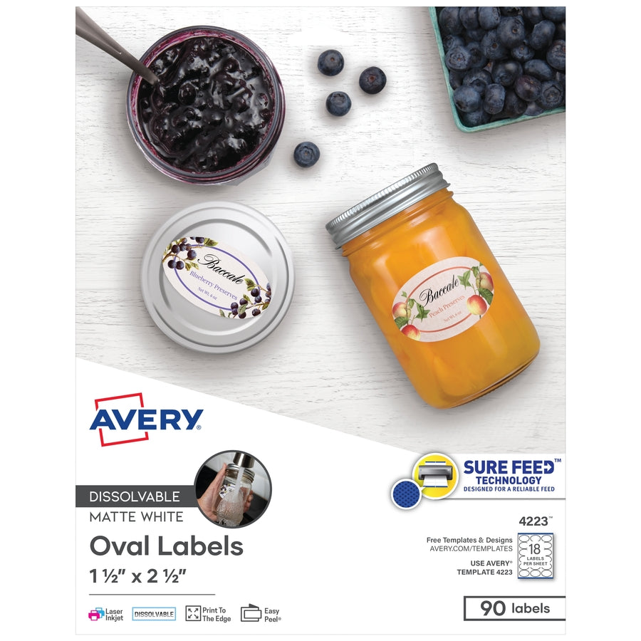 Avery&reg; Oval Dissolvable Labels - Alternate-Image9