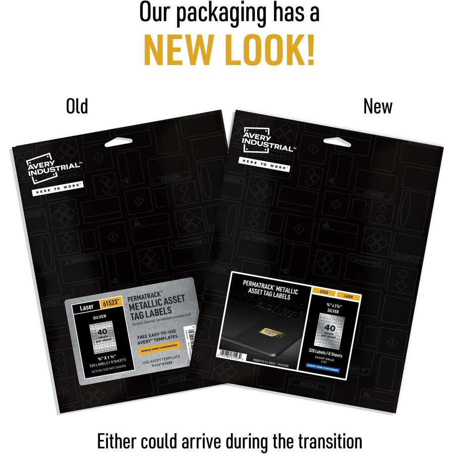 Avery® PermaTrack Asset Tag Label - Alternate-Image1