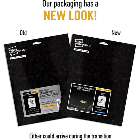 Avery® PermaTrack Destructible Asset Tag Labels, 3/4" x 1-1/2" , 320 Asset Tags - Alternate-Image1