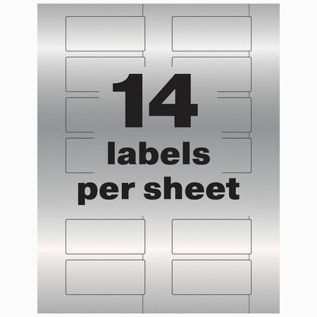 Avery® PermaTrack Metallic Asset Tag Labels, 1-1/4" x 2-3/4" , 112 Asset Tags - Alternate-Image5