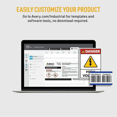 Avery&reg; PermaTrack Tamper-Evident Asset Tag Labels - Alternate-Image2