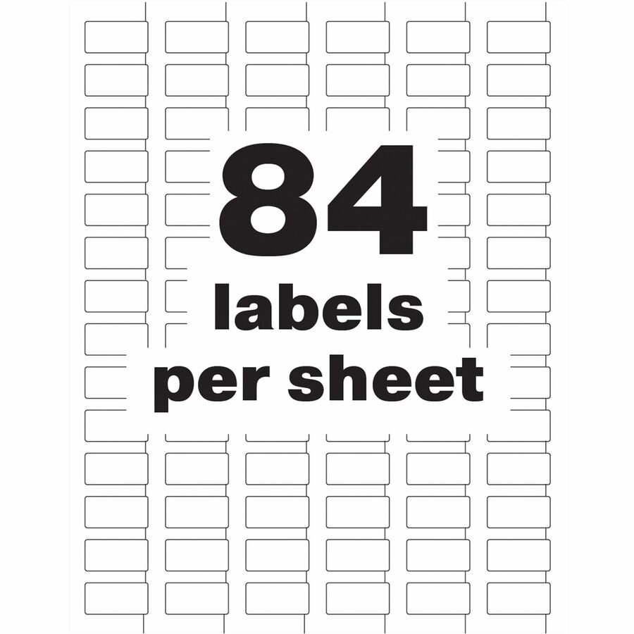 Avery® PermaTrack Tamper-Evident Asset Tag Labels, 1/2" x 1" , 672 Asset Tags - Alternate-Image5