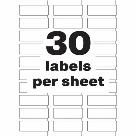 Avery® PermaTrack Tamper-Evident Asset Tags - Matte White - 240 Pack - Specialty & Warning Labels