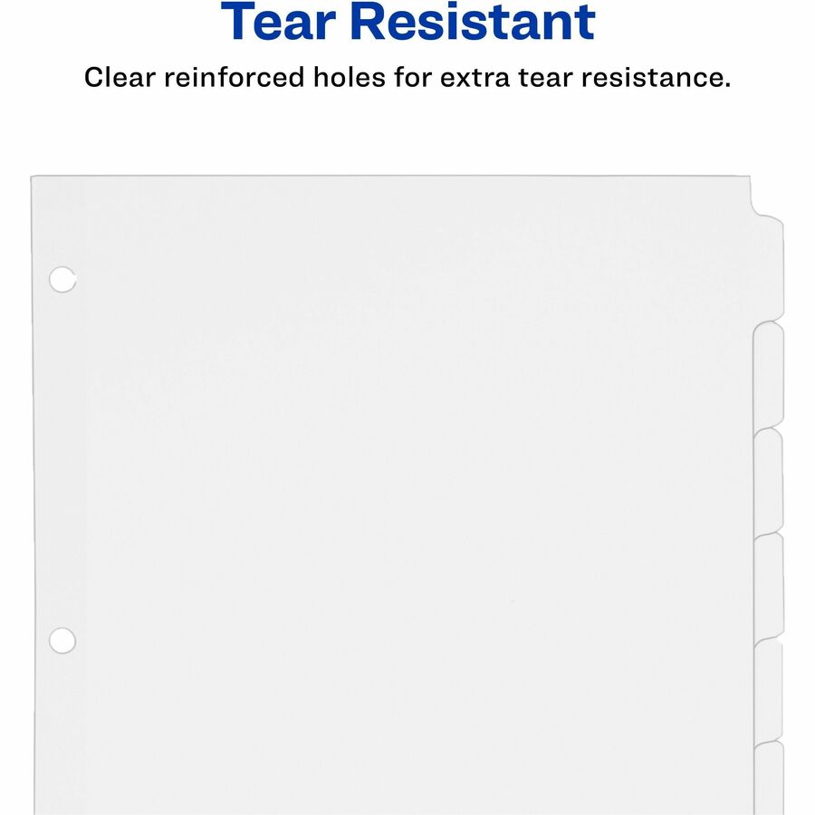 Avery&reg; Plain Tab Write-On Dividers - Alternate-Image2