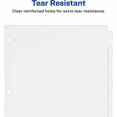 Avery&reg; Plain Tab Write-On Dividers - Alternate-Image2