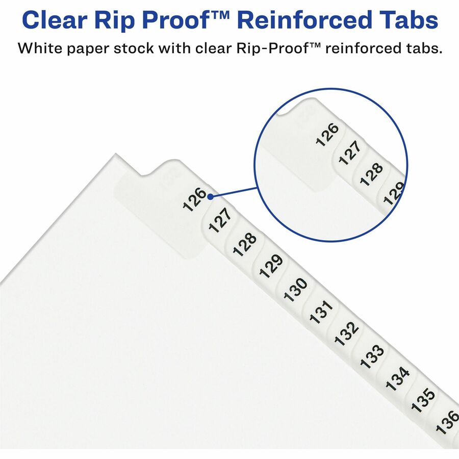 Avery® Premium Collated Legal Exhibit Dividers with Table of Contents Tab - Avery Style - Alternate-Image1