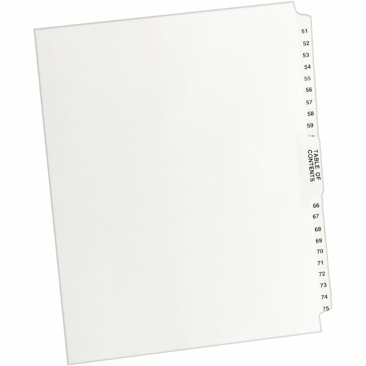 Avery® Premium Collated Legal Exhibit Dividers with Table of Contents Tab - Avery Style - 2000